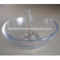 crystal plain glass ring holder